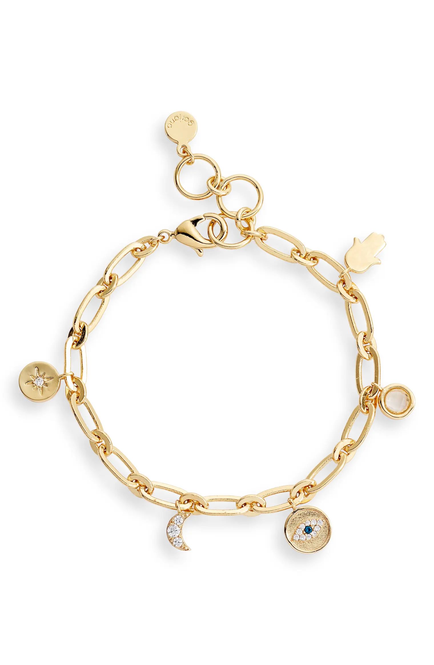 Evil Eye Charm BraceletGORJANAPrice$65.00Free ShippingSee LOOKSGold1Price$65.0023 people are view... | Nordstrom
