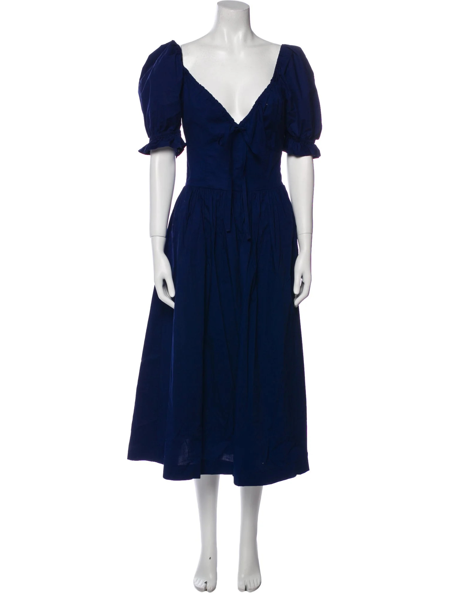 V-Neck Long Dress | The RealReal