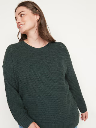 Cozy Textured Tunic Sweater for Women | Old Navy (US)