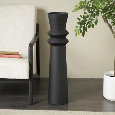 The Novogratz Decorative Floor Vase, Black | Ashley Homestore