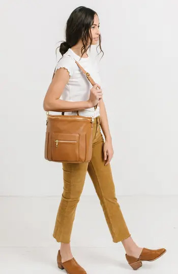 The Mini Convertible Water Resistant Faux Leather Diaper Bag | Nordstrom