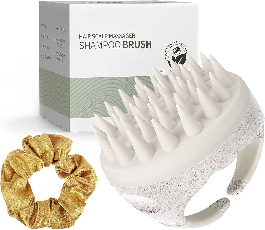 AIMIKE Kopfhaut Massagebürste Shampoo Bürste, Umweltfreundlich Silikon Shampoo Haarbürste für... | Amazon (DE)