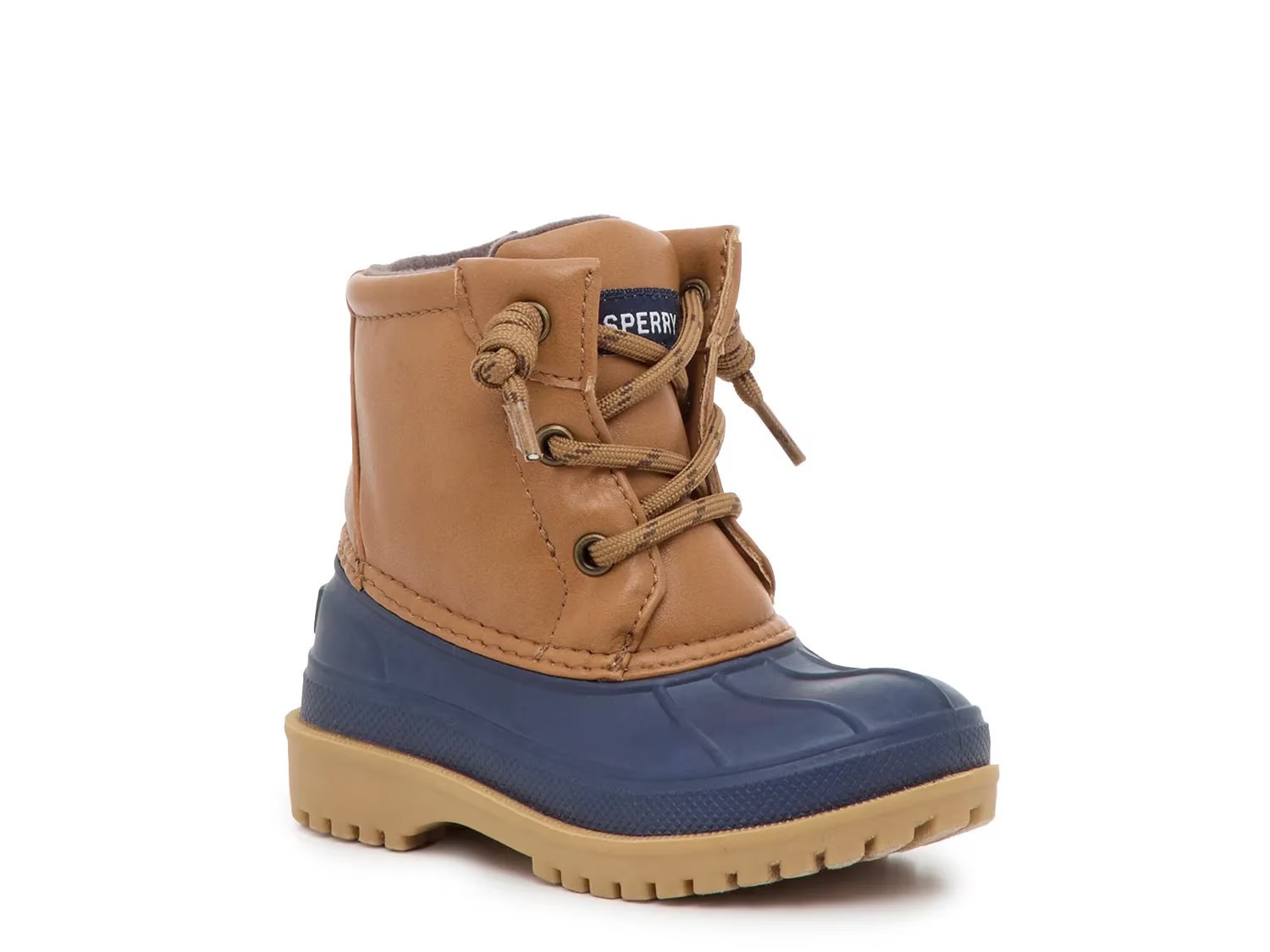 Sperry Duck Boot Kids' | Boys | Girl's | Brown/Navy | Size 9 Toddler | Boots | DSW