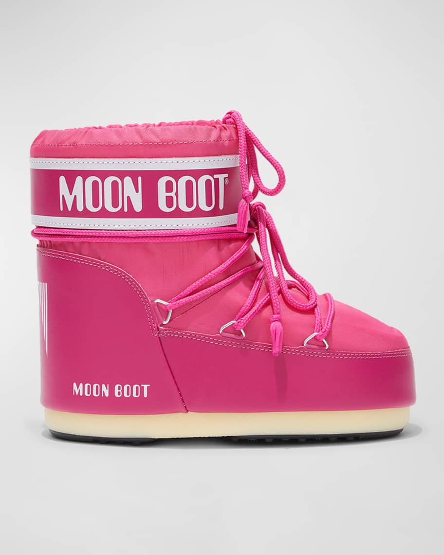Moon Boot Icon Nylon Ankle Snow Boots | Neiman Marcus