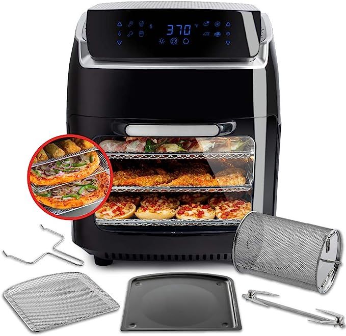Aria Air Fryers AAO-890 10Qt Air Fryer Oven, Premium Black | Amazon (US)