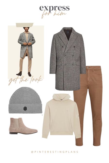 Mens neutral winter outfit. I love that express has tall sizing! 

Gifts for him, gift guide for him, mens outfit, mens neutral outfit 

#LTKmens #LTKGiftGuide