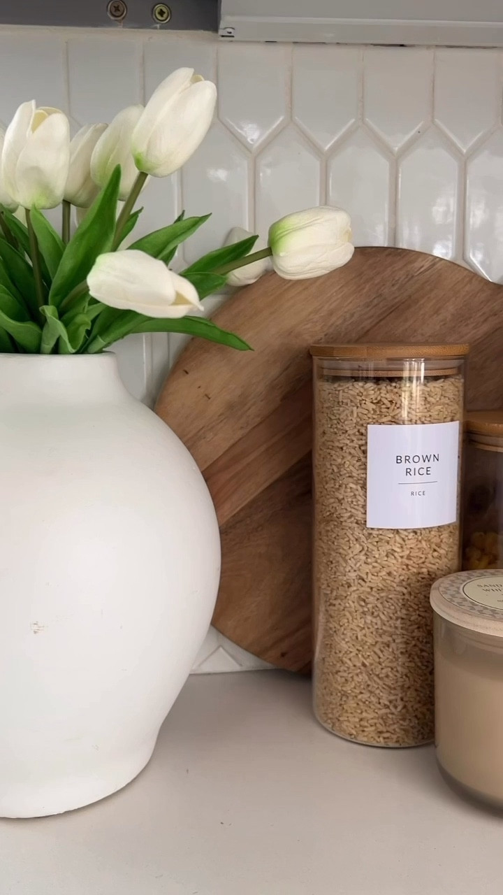 Welcome spring! Love these faux tulips and other organized kitchen essentials!

#LTKHome #LTKSeasonal