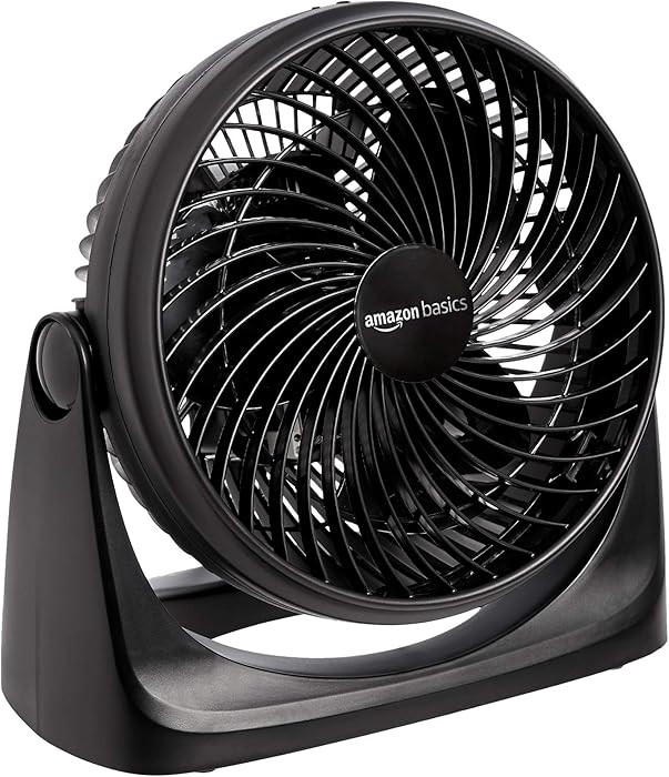 Amazon Basics Air Circulator Desk Fan for Bedroom, Home and Office, 90-Degree Tilt Head, 3 Speed ... | Amazon (US)