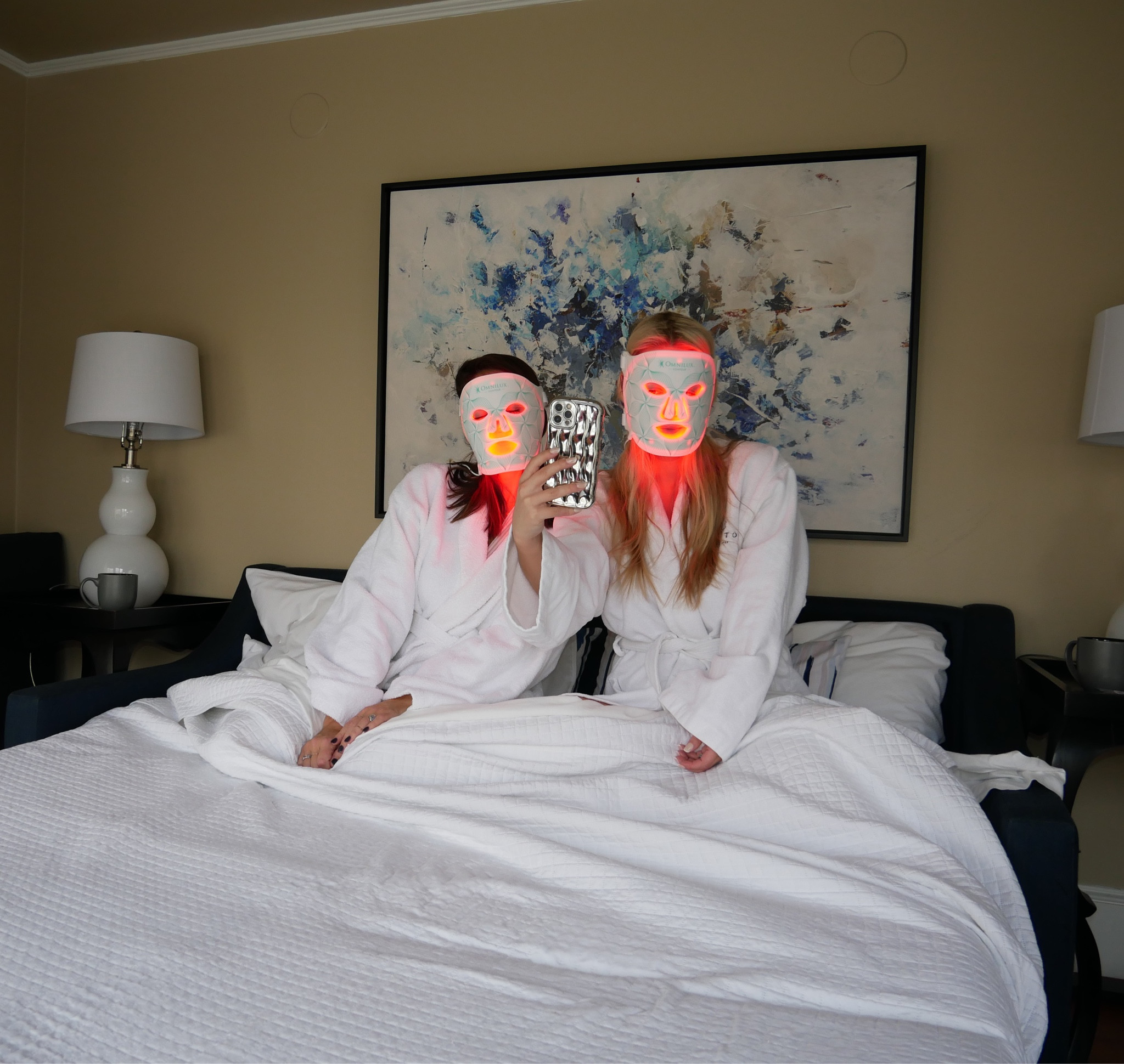 OMNILUX LED CONTOUR FACE MASK! Proven to reduce fine lines and wrinkles with its red light technology. Skip the expensive facials and use this device instead! #ad #omniluxambassador @omniluxled 

#LTKbeauty