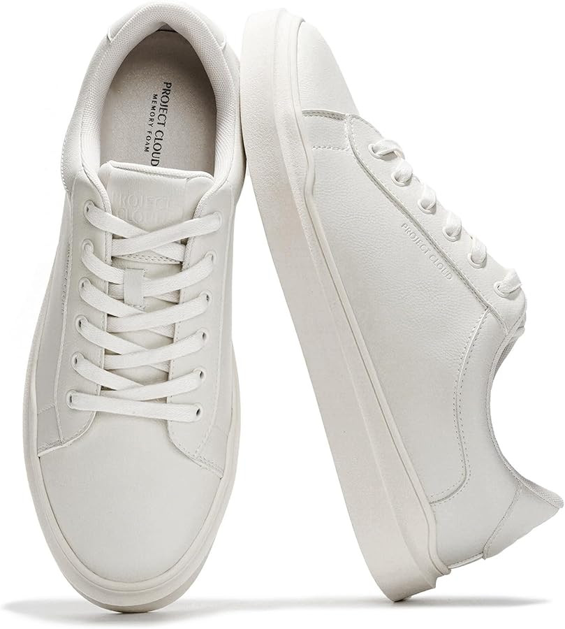 Project Cloud Mens Sneakers – Memory Foam Fashion Mens Shoes – Lightweight and Non Slip Laced... | Amazon (US)