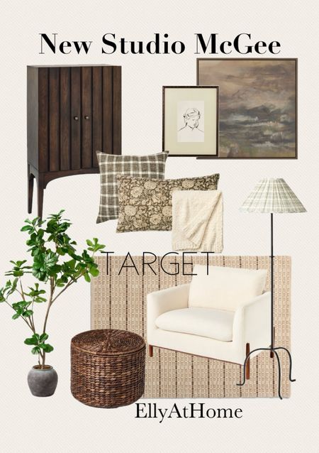 New Studio McGee collection at Target! Shop furniture, area rug, ottoman, light, potted greenery, artwork, throw pillows and blanket. Free shipping, fall collection. 

#LTKFindsUnder50 #LTKHome