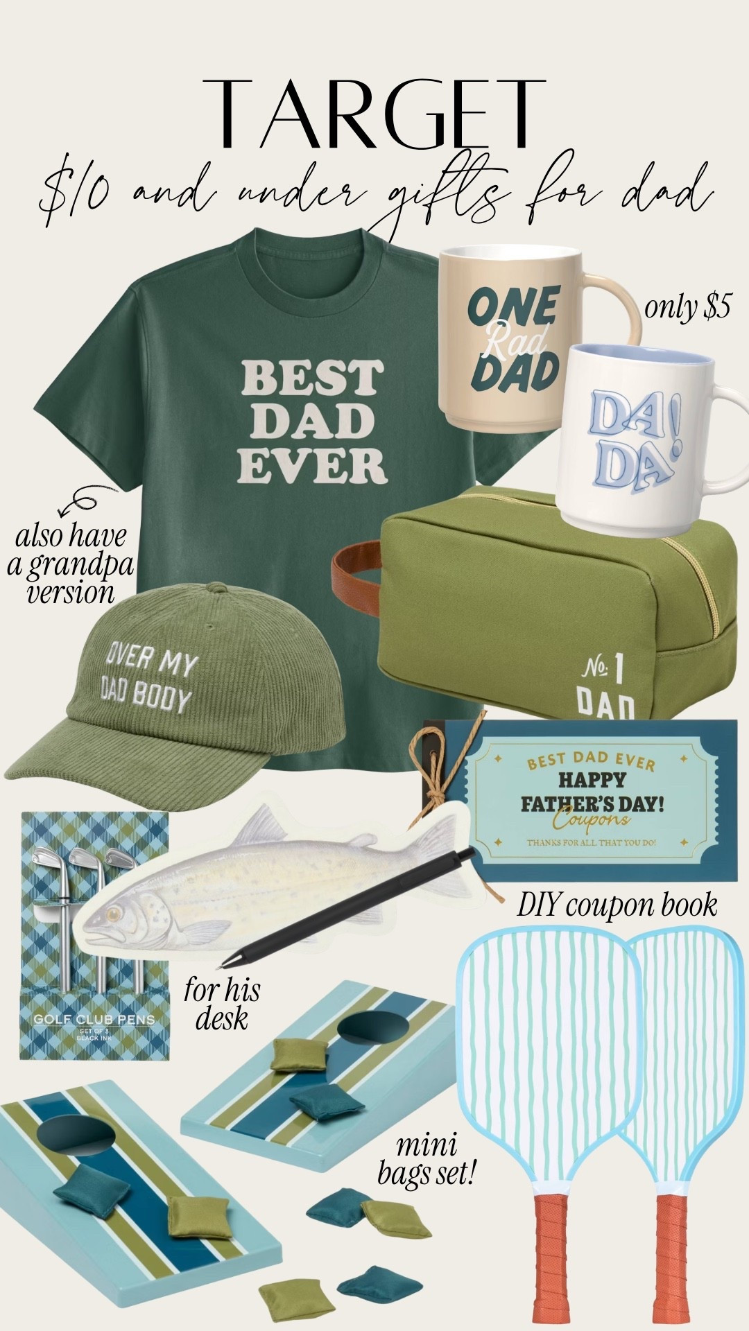@Target $10 and under gifts for dad!! Father’s Day gift guide

#LTKMens #LTKSeasonal