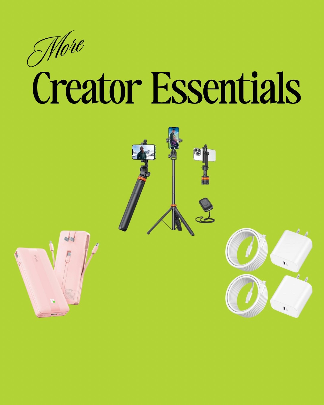 More creator essentials that will come in handy 