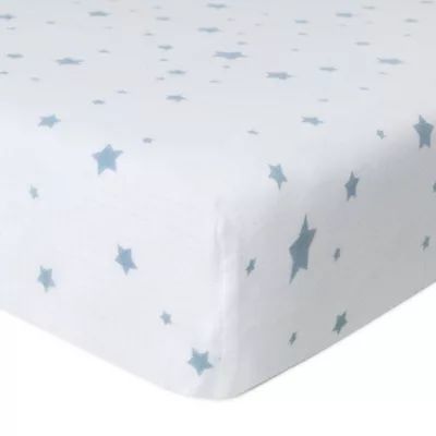 newton baby® Organic Cotton Fitted Crib Sheet in Stardust | buybuy BABY