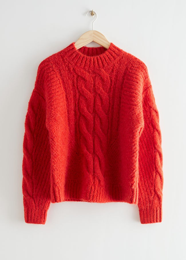 Cable Knit Wool Sweater | & Other Stories US