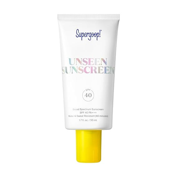 Supergoop! Unseen Sunscreen - SPF 40-1.7 fl oz - Invisible, Broad Spectrum Face Sunscreen - Weigh... | Amazon (US)