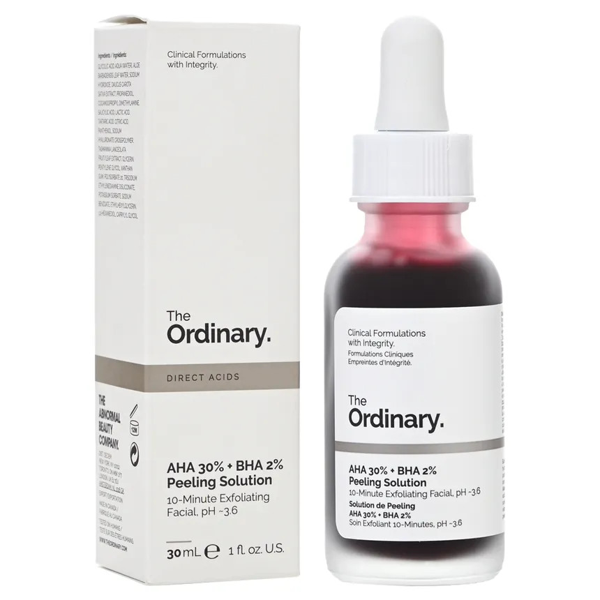 The Ordinary - AHA 30% + BHA 2% Peeling Solution 30ml | YesStyle Global