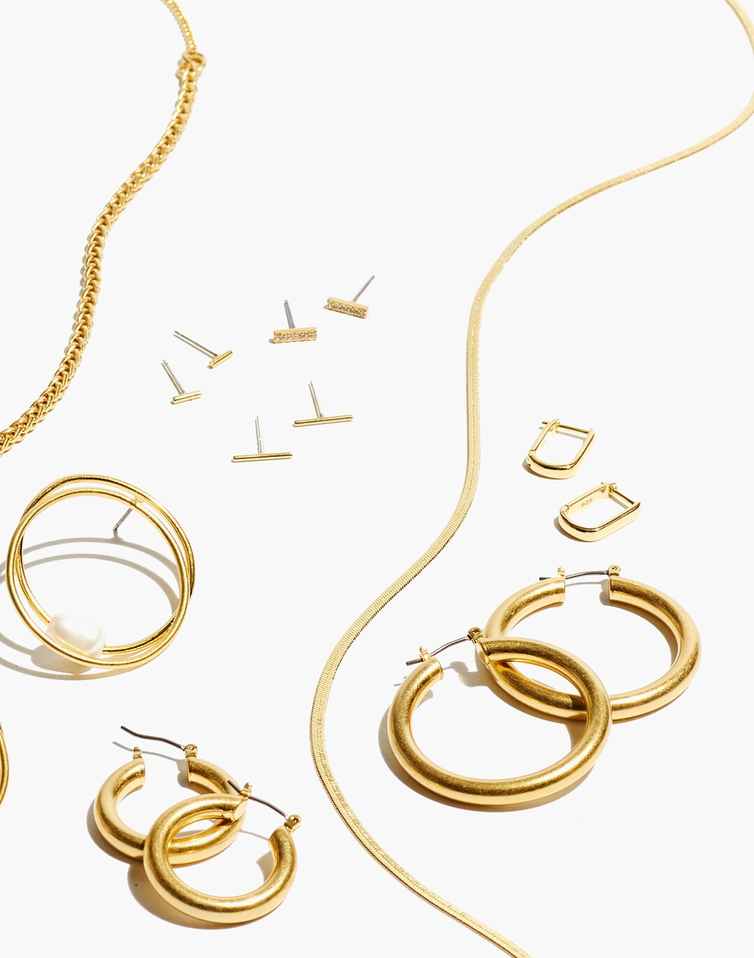 Delicate Collection Demi-Fine Skinny Herringbone Chain | Madewell