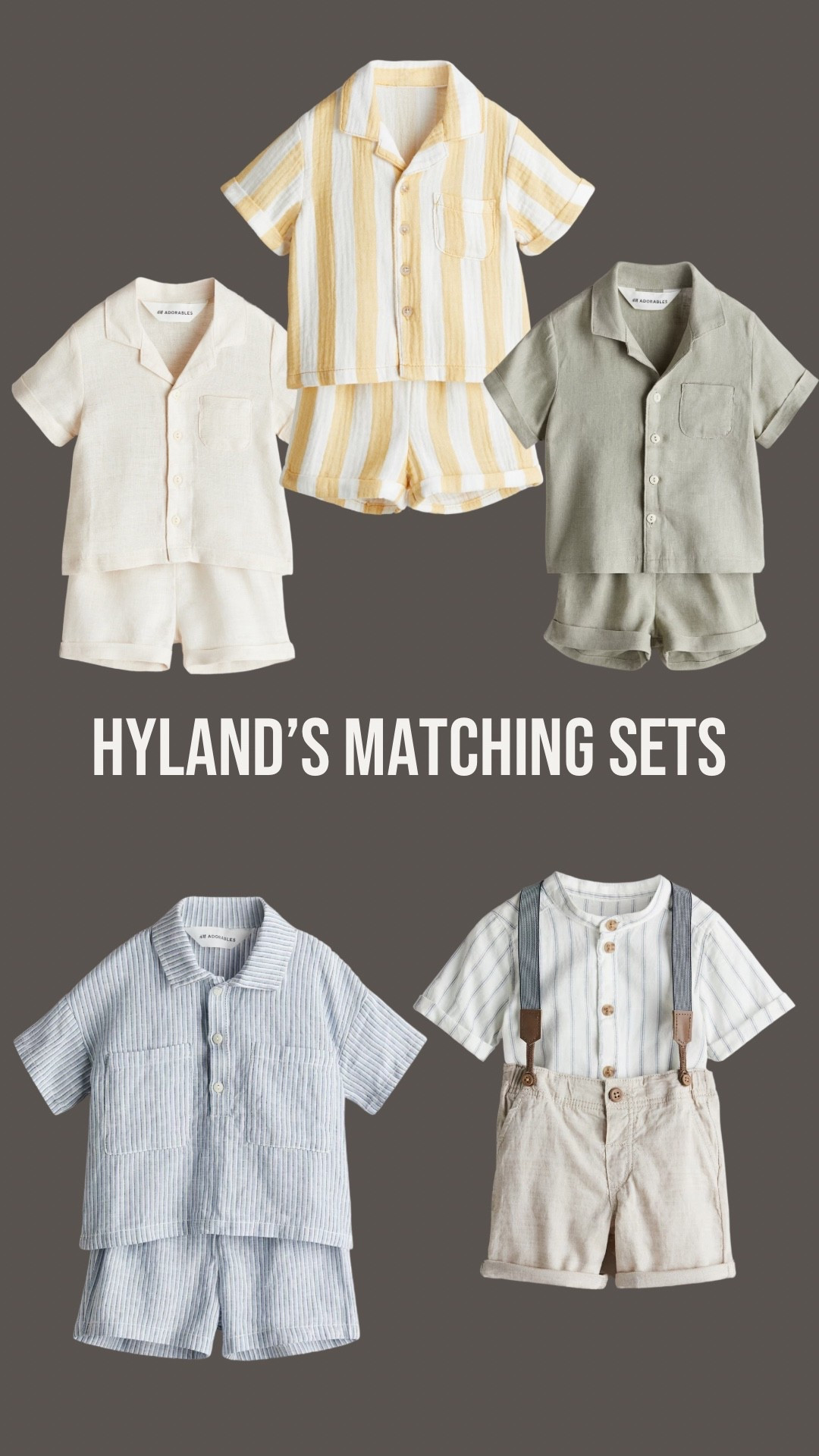 Summer matching sets I packed for my baby boy who is 9 months old! 

#LTKTravel #LTKBaby #LTKSeasonal