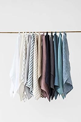 MagicLinen 100% Linen Tea Towel, Soft Absorbent Quality Natural Kitchen Towel, Handmade in Europe | Amazon (US)