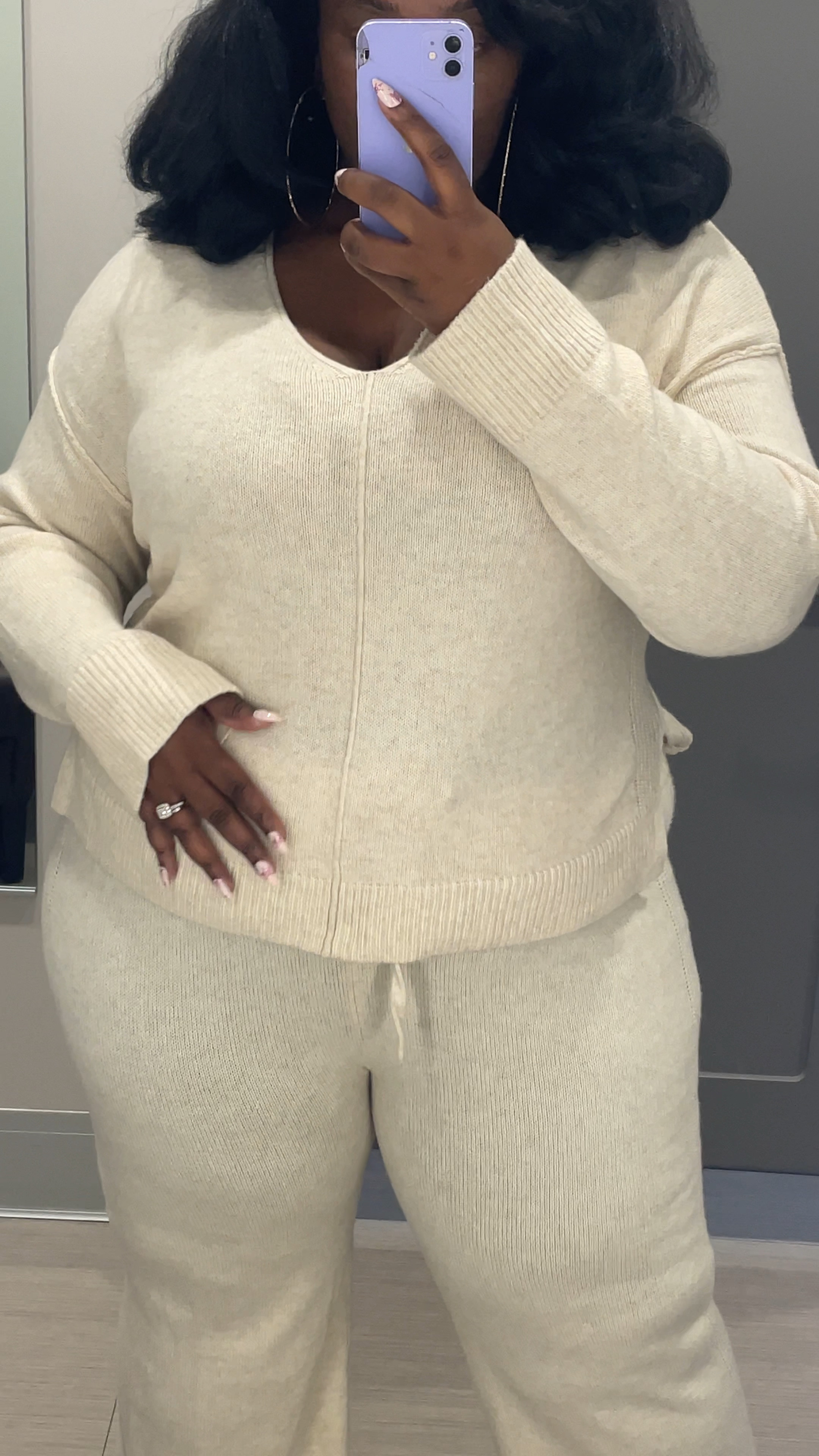 These lounge wear sets are so cute Definitely wearing mine outside. I’m wearing an xxl and it’s a snug fit. If you want a more loose fit get your regular size 

#LTKPlusSize #LTKOver40 #LTKGiftGuide