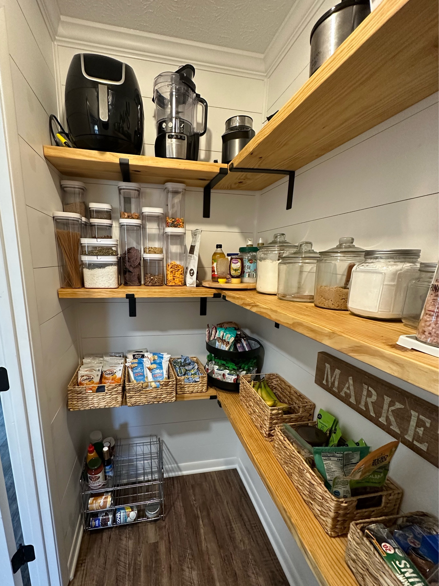 Another view of our storage closet turned pantry!

#LTKstyletip #LTKSeasonal #LTKhome