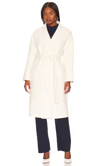 Dylan Coat in Ivory | Revolve Clothing (Global)