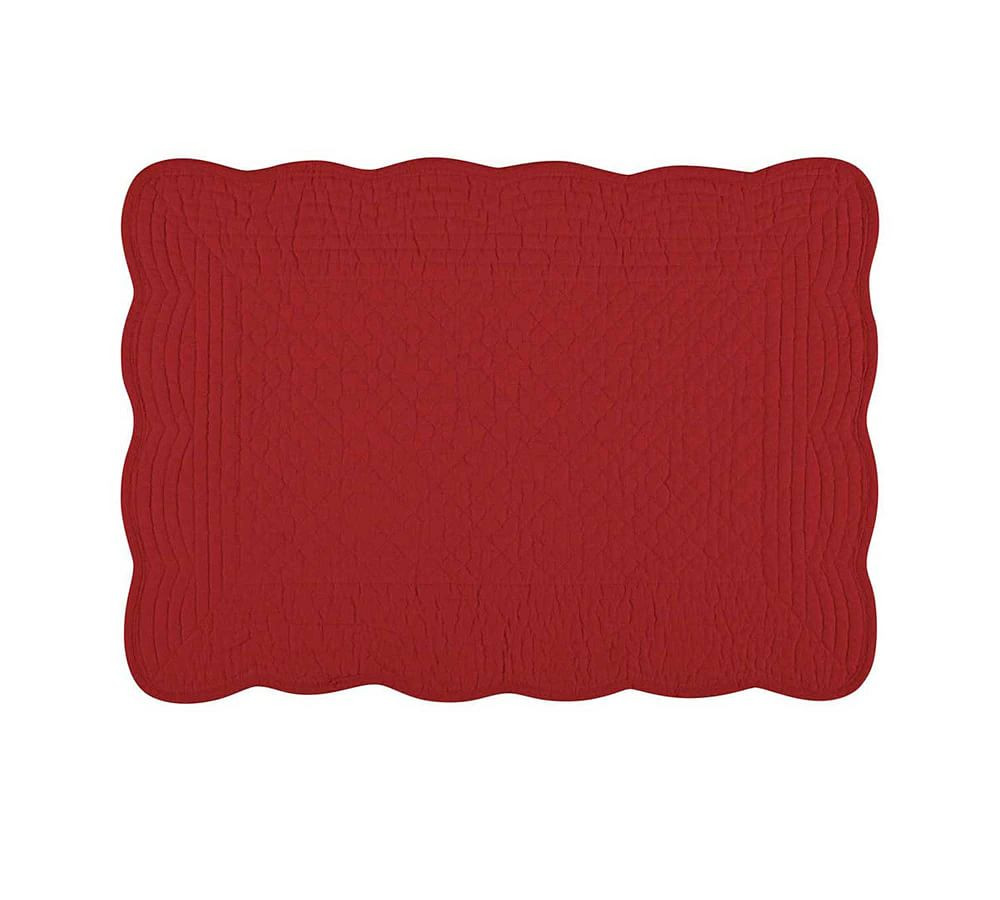 Boutis Cotton Rectangular Placemats - Set of 4 | Pottery Barn (US)