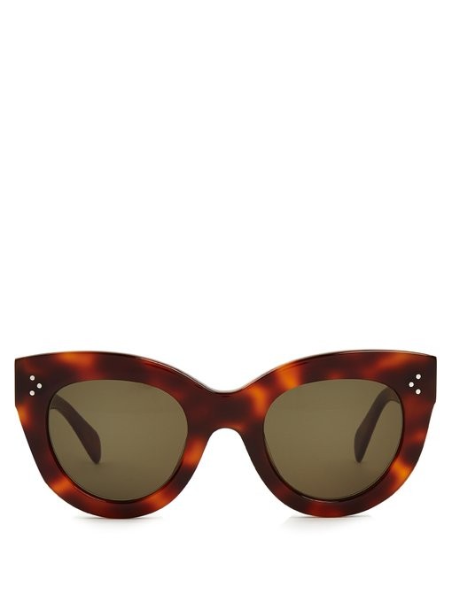 Caty cat-eye acetate sunglasses | Céline Eyewear | Matches (UK)