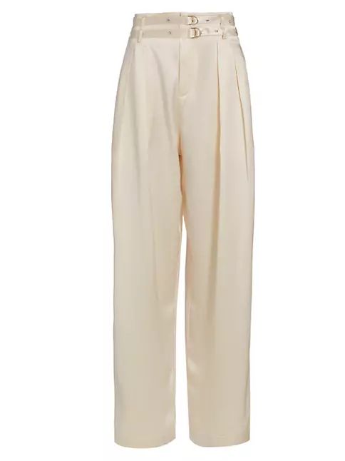 Nonchalant Label Rhett Double-Belted Trousers | Saks Fifth Avenue