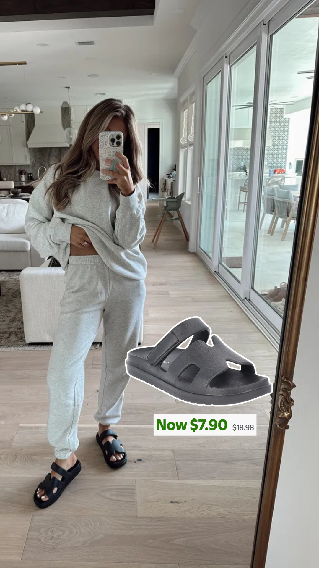 These Walmart sandals are under $8 right now! They are perfect for summer and you can rinse them off so easily!  

 #LTKootd #LTKSaleAlert