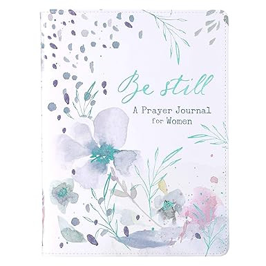 Be Still A Prayer Journal For Women - Teal Floral Faux Leather Flexcover Prompted Journal for Wom... | Amazon (US)
