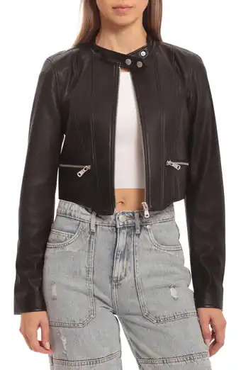 Avec Les Filles Faux-Ever Leather™ Essential Biker Jacket | Nordstrom | Nordstrom