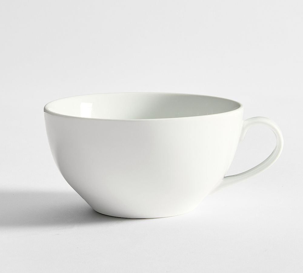 Caterer's Box Porcelain Cappuccino Mugs, Set of 6 | Pottery Barn (US)
