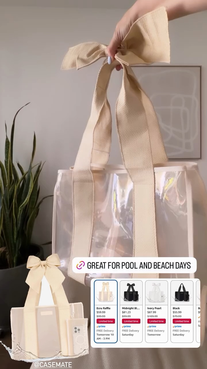 Viral Casemate bow tote bag is on sale!  Perfect for pool and beach days

#LTKmomlife #LTKSaleAlert #LTKSwim