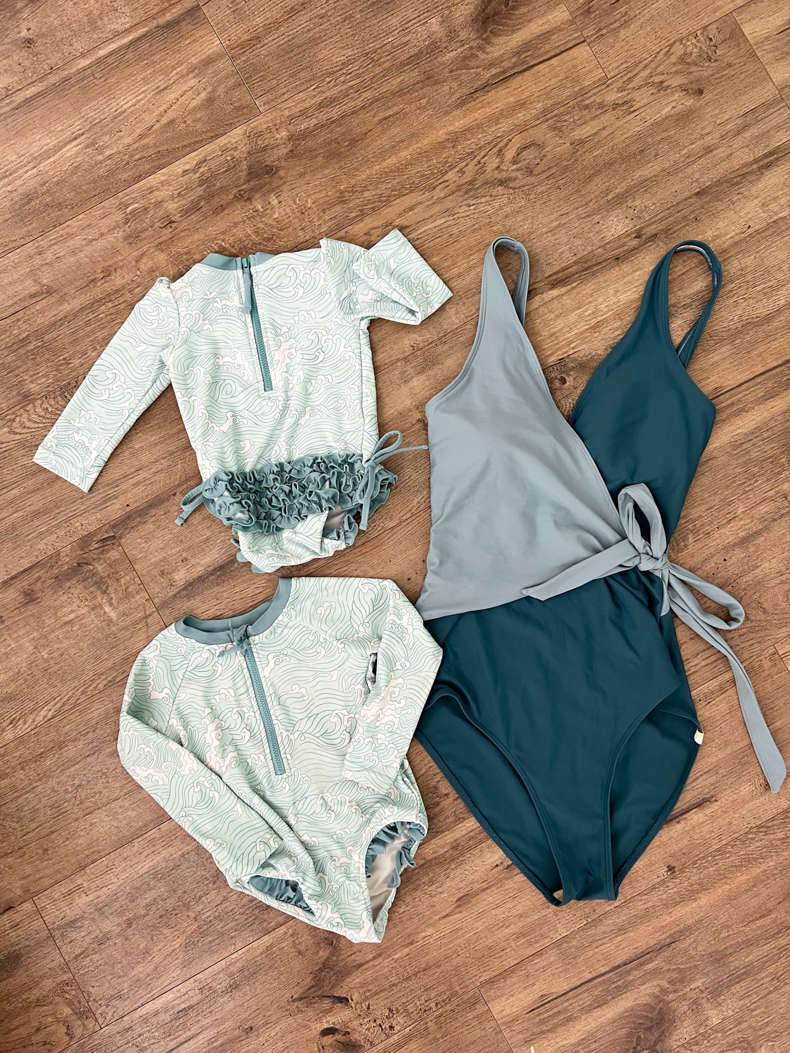 Coordinating swimsuits. Mommy and me. Matching toddler and baby swim. Summersalt long torso one piece. Caden lane ruffle swim suit. Rash guard style 

#LTKSeasonal #LTKfamily #LTKswim