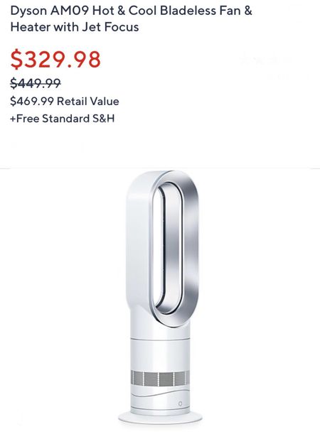 Over $100 off on the Dyson fan and heater on sale now  Get an extra $40 off when you make a QVC account for your order. 

#LTKCyberWeek #LTKSeasonal #LTKhome