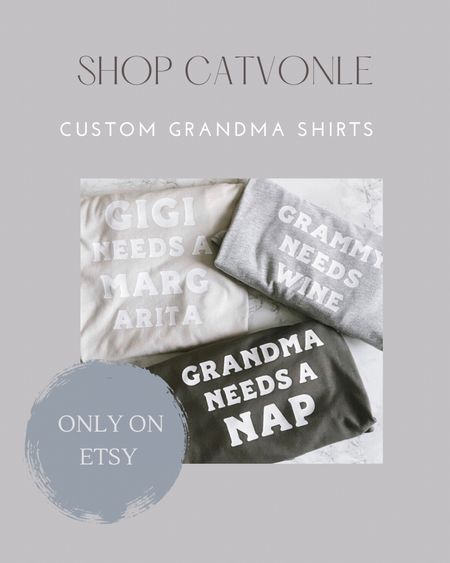 Custom grandparent tees make the perfect Mother’s Day gift!! 

#LTKSeasonal #LTKfamily #LTKFind