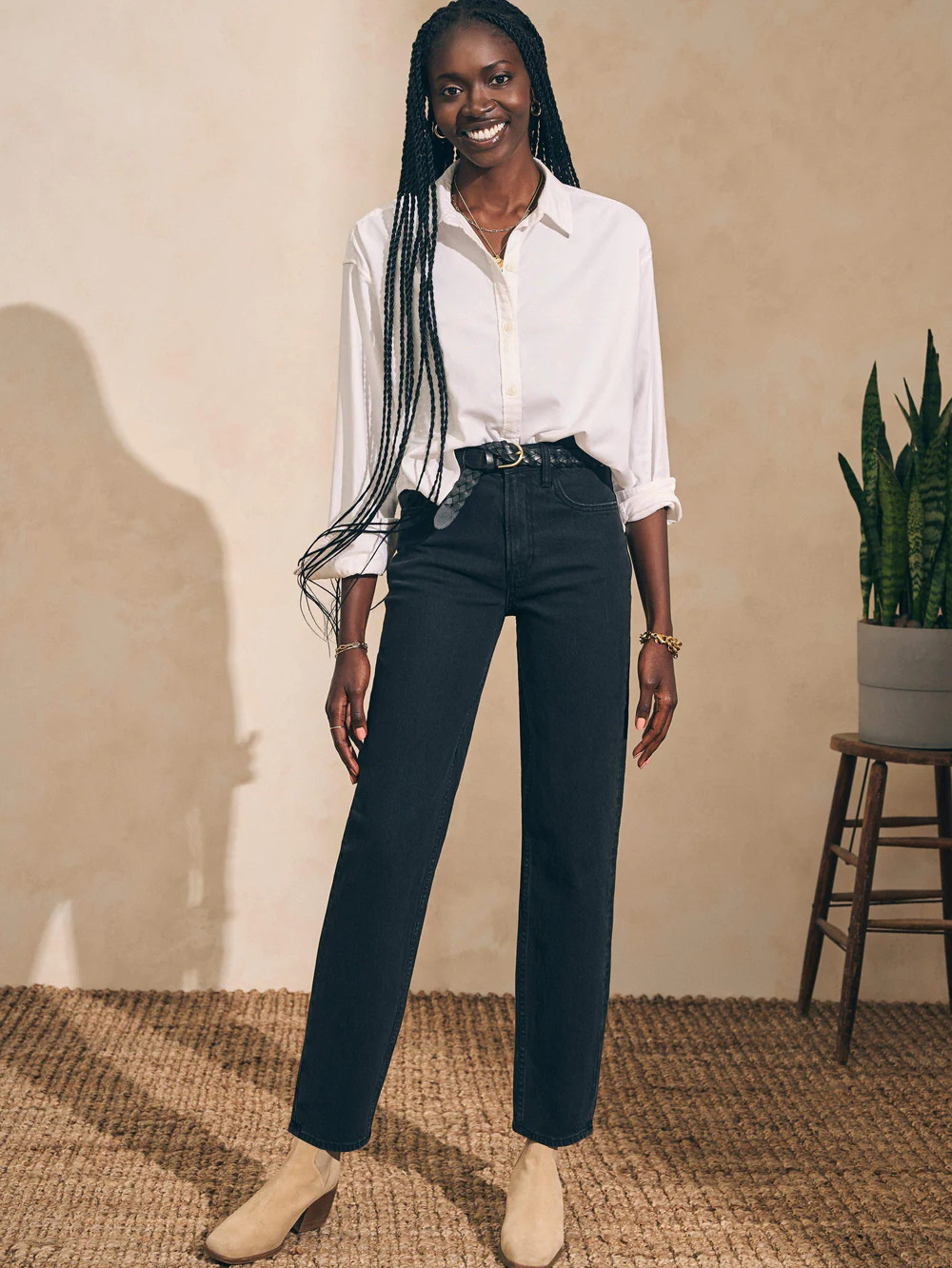 Organic Cotton Slim Straight Denim | Faherty