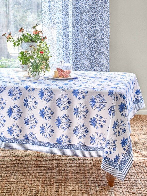 English Gardens  Tablecloth | Etsy | Etsy (US)