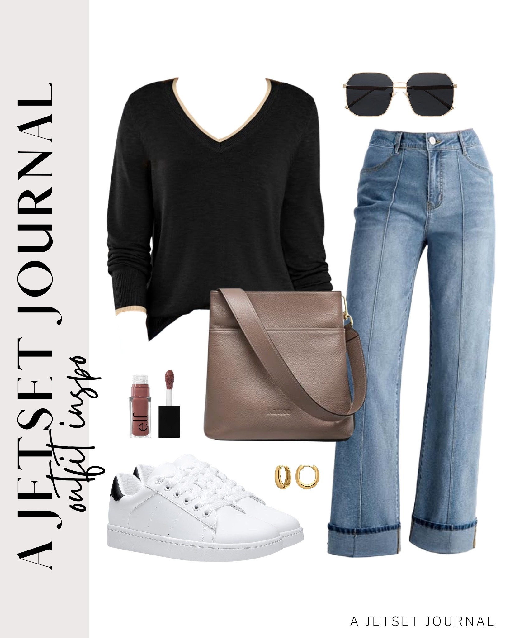 Feeling cozy and chic with these picks that are great for everyday!
v neck long sleeve, high waisted cuffed jeans, leather handbags, white sneakers, elf lip oil, casual outfit idea, running errands, winter outfit, comfy shoes, trendy look, capsule wardrobe, amazon finds, affordable style, winter outfit idea

#LTKSeasonal #LTKBeauty #LTKU