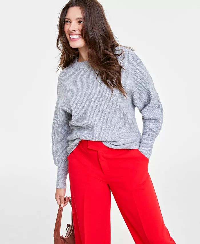 Women's Dolman-Sleeve Crewneck Sweater, Created for Macy's | Macy's