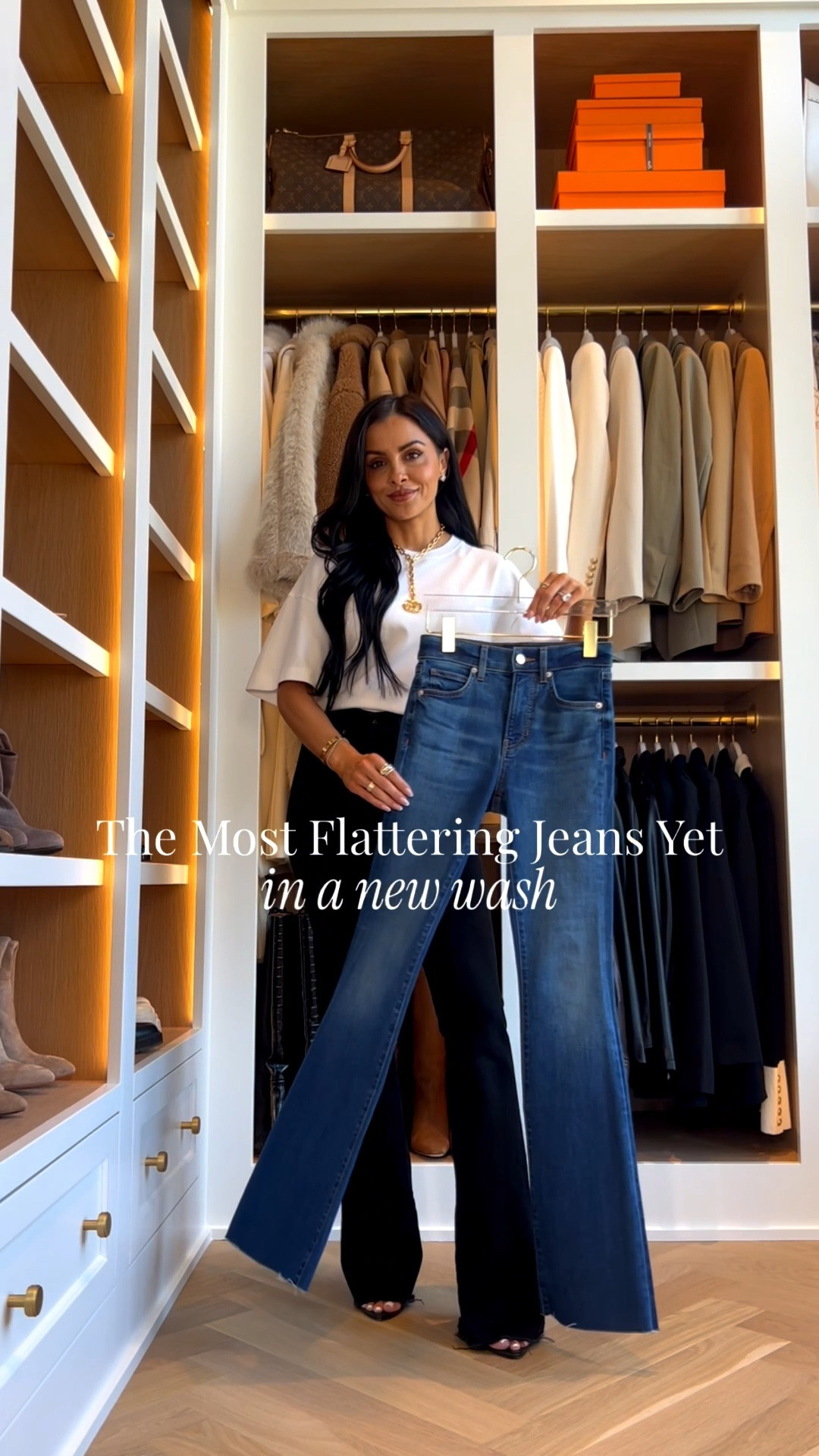 The most flattering jeans yet now come in a new blue wash
Veronica Beard Beverly jeans wearing a 24 - run TTS
Aritzia white tee 
Gucci necklace 
Gucci Giglio bag 
Zara trench coat wearing an XS


#LTKPetite #LTKOver40 #LTKootd
