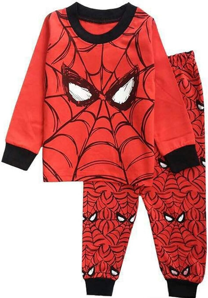 N‘aix Spiderman Children's Pajamas Set 2-7T PJS Cotton Sleepwear Little Boys Kids Pajamas | Amazon (US)