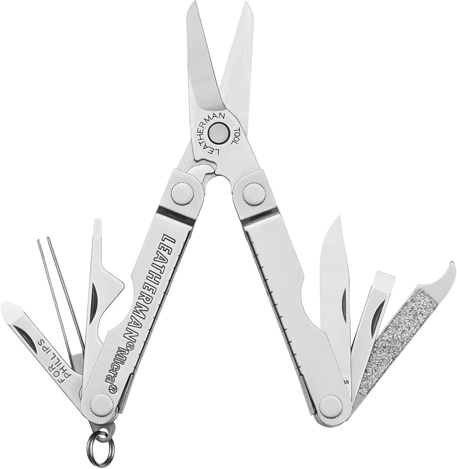 LEATHERMAN, Micra, Keychain Multi-tool with Grooming Tools, Mini Pocketknife for Everyday Carry (... | Amazon (US)