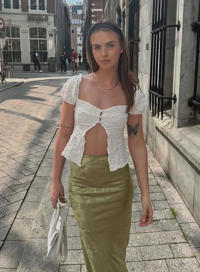 Patrea Top White | Princess Polly US