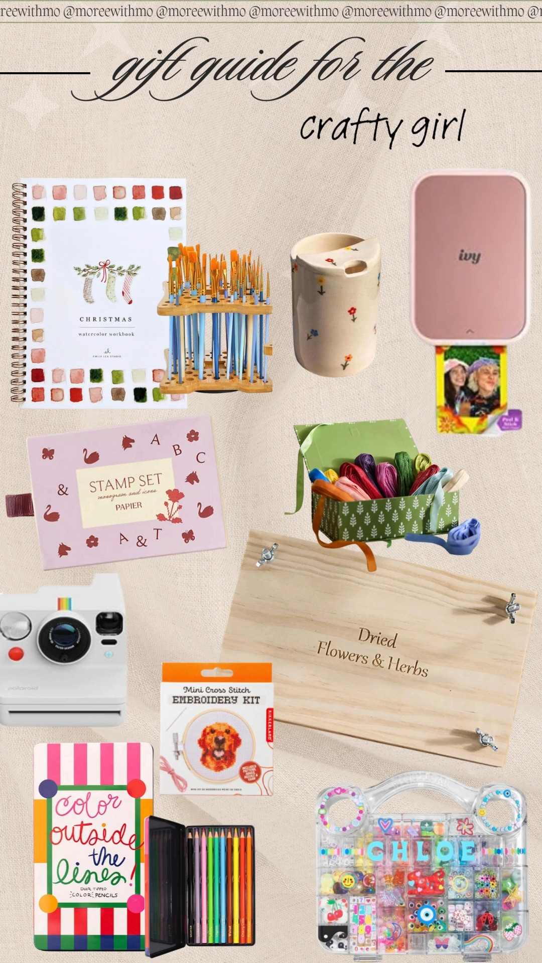 Gift Guide for the Crafty Girl — for the one who’s always making something beautiful! From DIY projects to handmade treasures, these picks are perfect for sparking her next masterpiece and adding a touch of magic to her creative space ✂️✨ 

 #LTKGiftGuide #LTKHoliday #LTKfitnessgoals