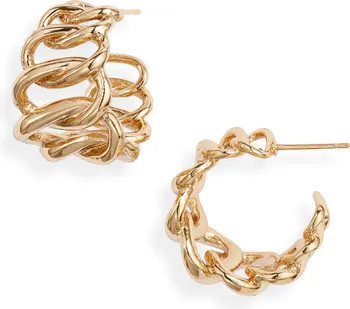 Twist Hoop Earrings | Nordstrom