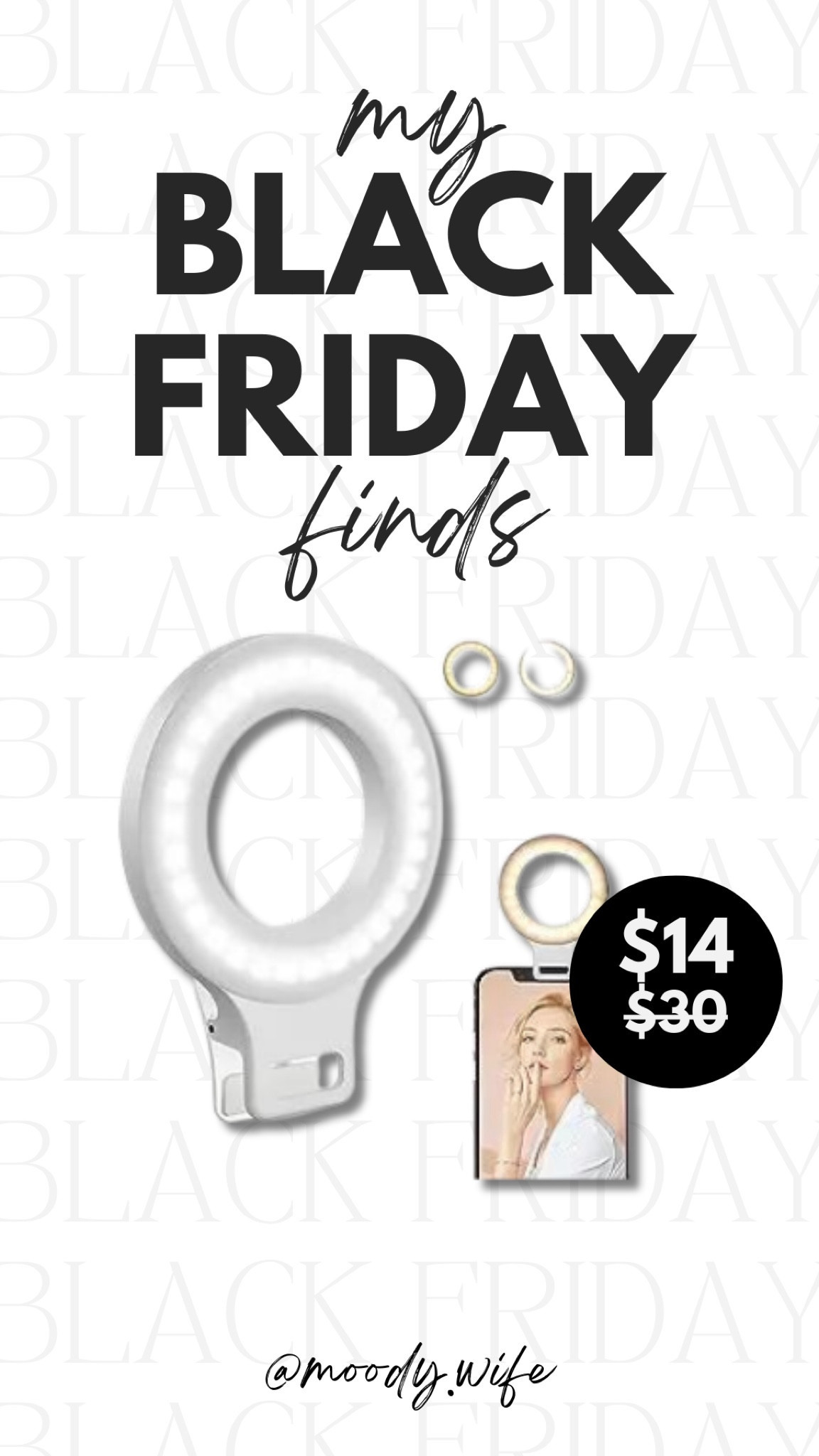 black friday sale • black friday 2023 • black friday deals • mini ring light 

#LTKbeauty #LTKHoliday #LTKGiftGuide