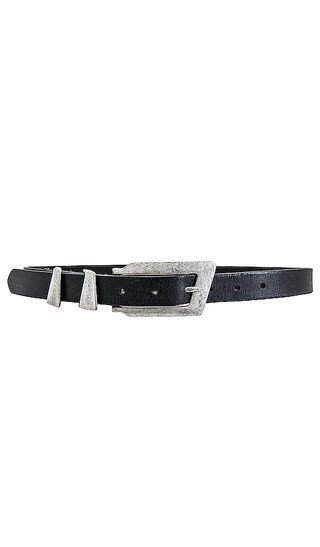 We The Free Parker Leather Belt in Black | Revolve Clothing (Global)